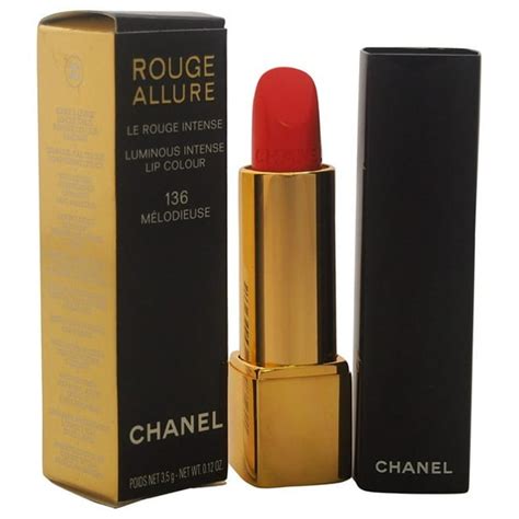 chanel 136 rouge allure|chanel melodieuse 1336.